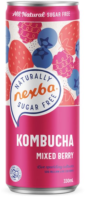 Nexba Kombucha Lesní ovoce 330 ml
