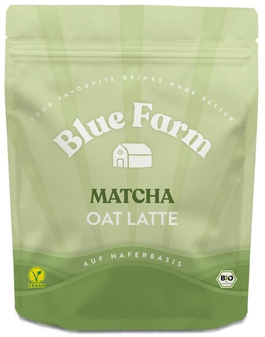 Blue Farm Ovesné matcha latte BIO 300 g