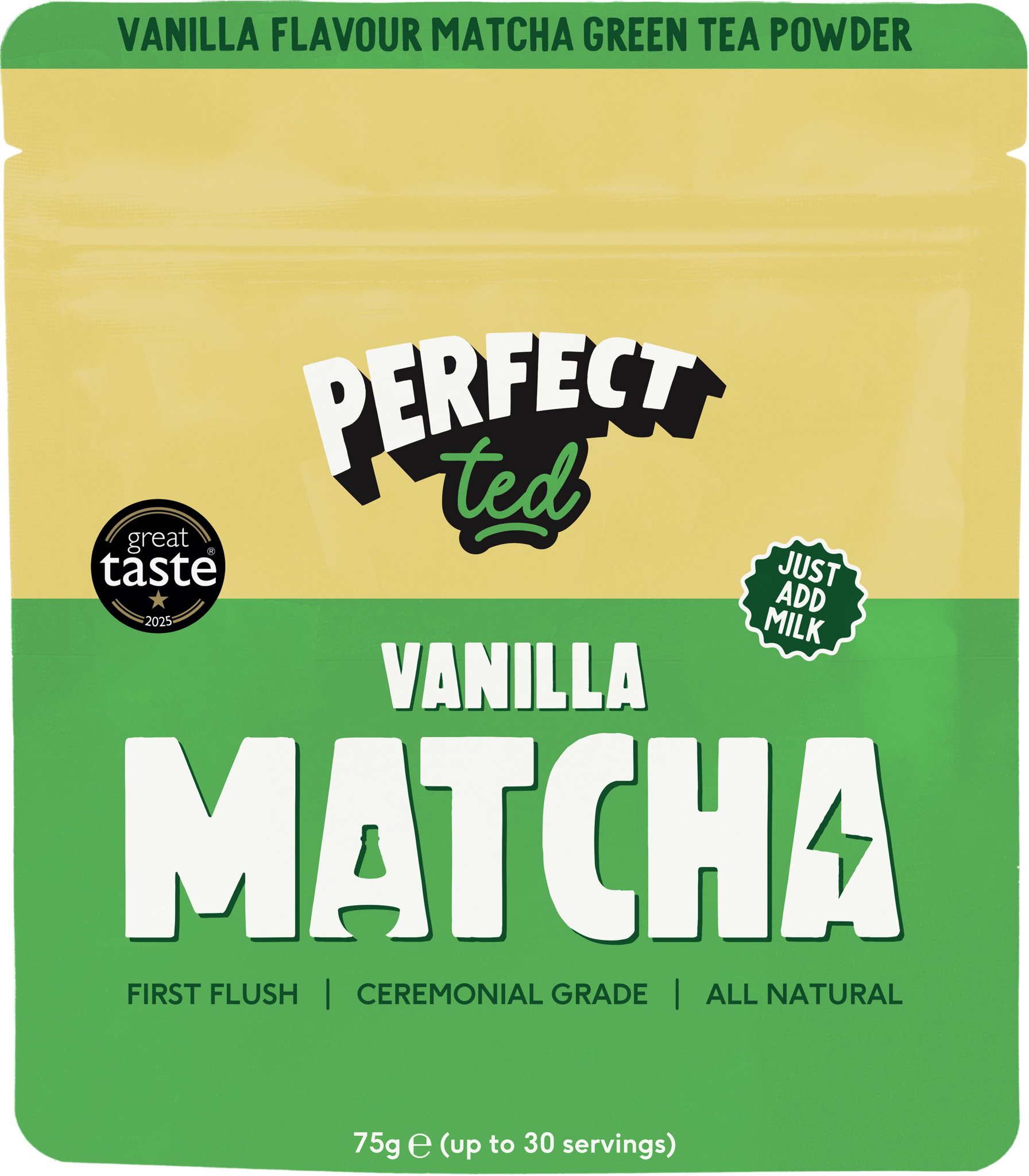 PerfectTed Ceremonial matcha vanilka 75 g