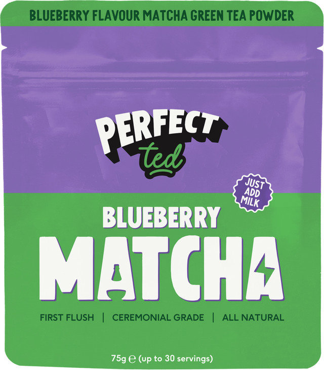 PerfectTed Ceremonial matcha borůvka 75 g