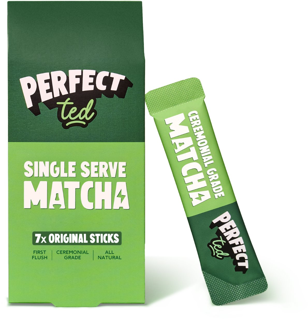 PerfectTed Matcha Powder Sachets 7 × 1,5 g