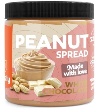 GRIZLY Arašídové máslo s bílou čokoládou 500 g