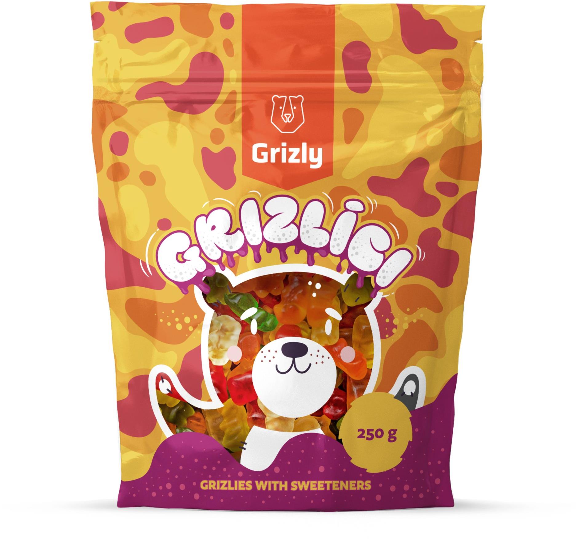 GRIZLY Grizlíci se stévií XXL 250 g