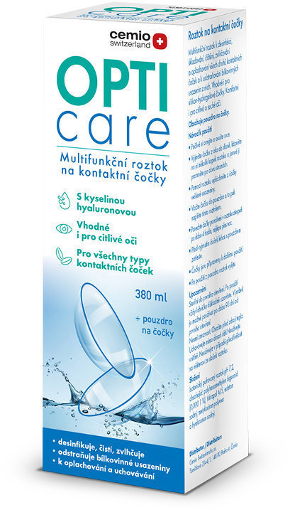 Cemio Opti care multifunkční roztok na kontaktní čočky, 380 ml