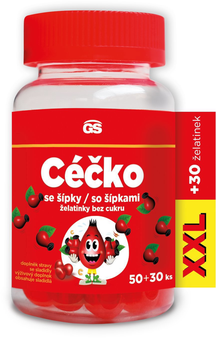 GS CÉČKO želatinky, 50 + 30 kusů