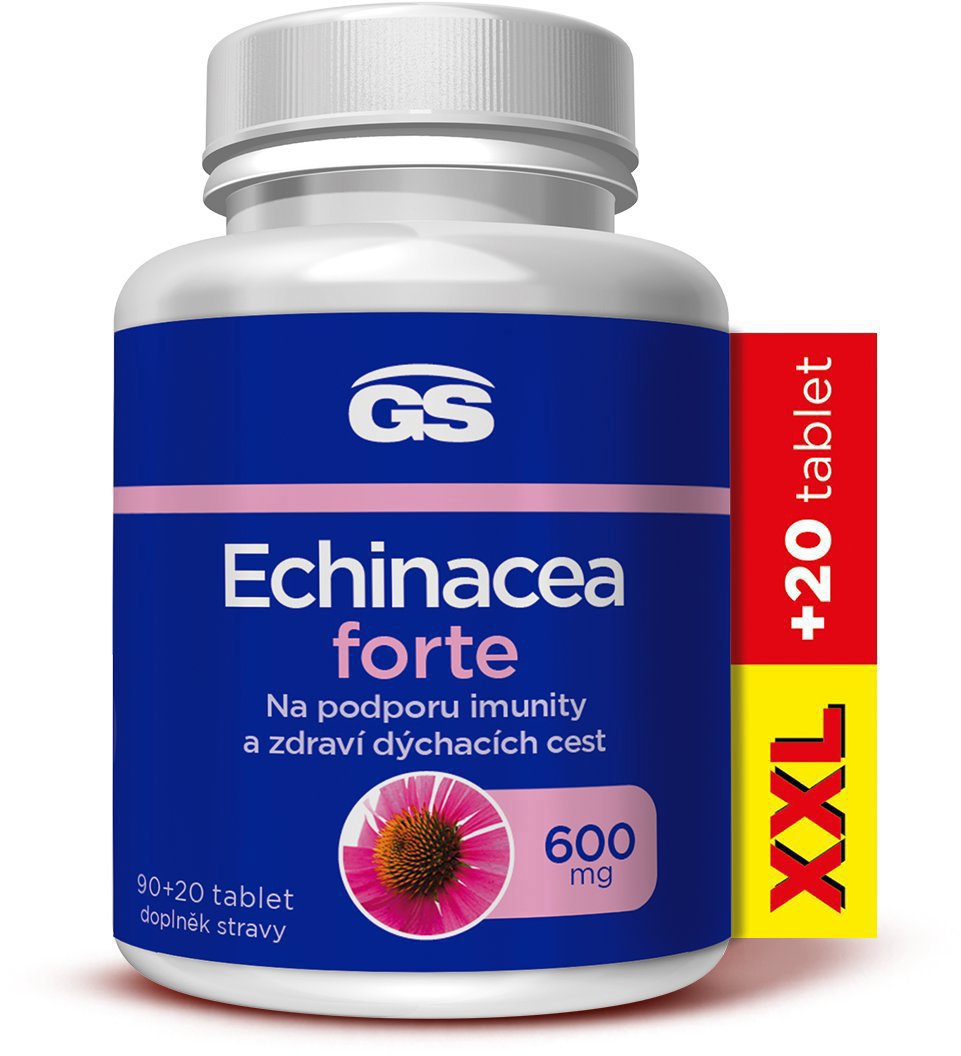 GS Echinacea Forte 600, 90 + 20 tablet XXL