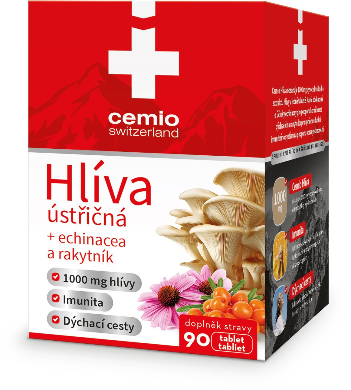 Cemio Hlíva s rakytníkem a echinaceou 90 tablet