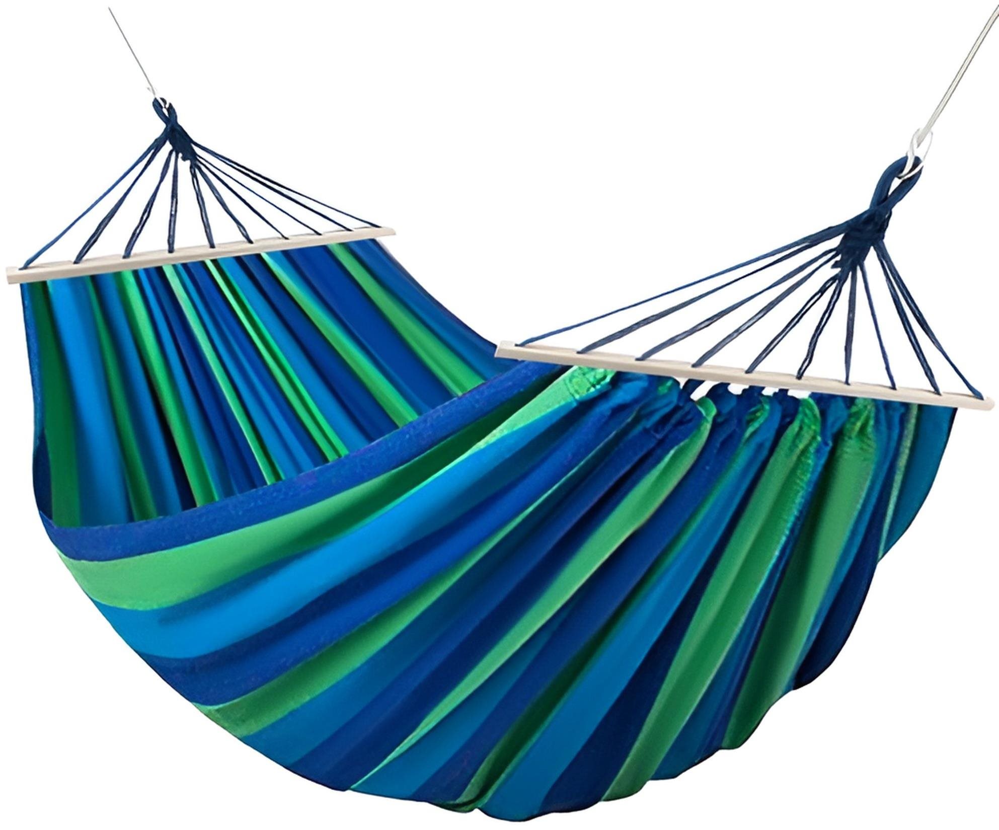 Gardlov 21078 - Houpací síť 260 × 160 cm, modrozelená