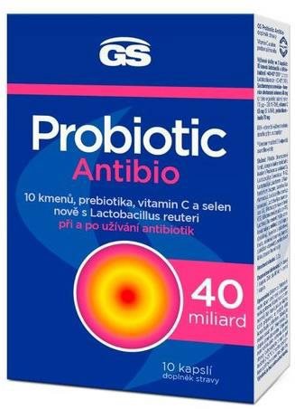 GS Probiotic Antibio, 10 kapslí