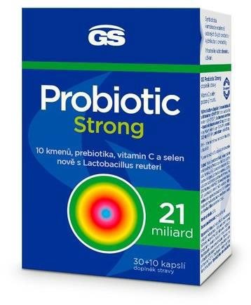 GS Probiotic Strong, 30+10 kapslí