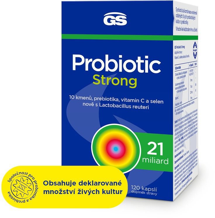 GS Probiotic Strong, 120 kapslí