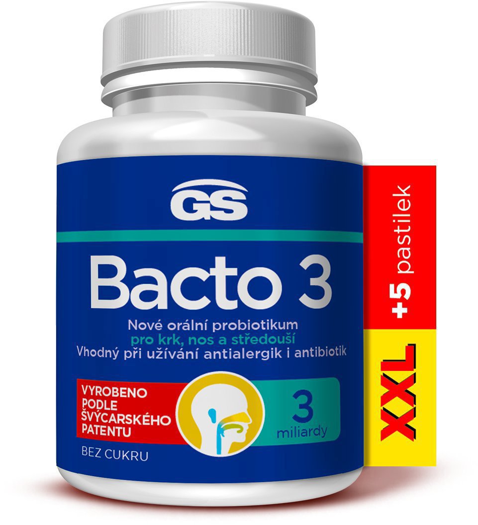 GS Bacto 3, 20 + 5 pastilek