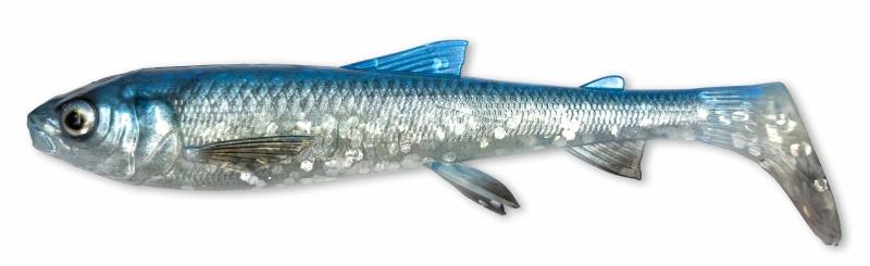 Savage Gear Gumová nástraha 3D Whitefish Shad 20 cm 62 g Blue Silver
