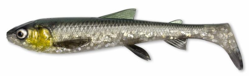 Savage Gear Gumová nástraha 3D Whitefish Shad 20 cm 62 g Green Silver