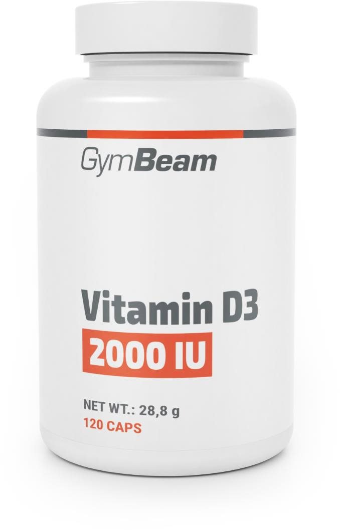 GymBeam Vitamín D3 2000 IU 120 kapslí