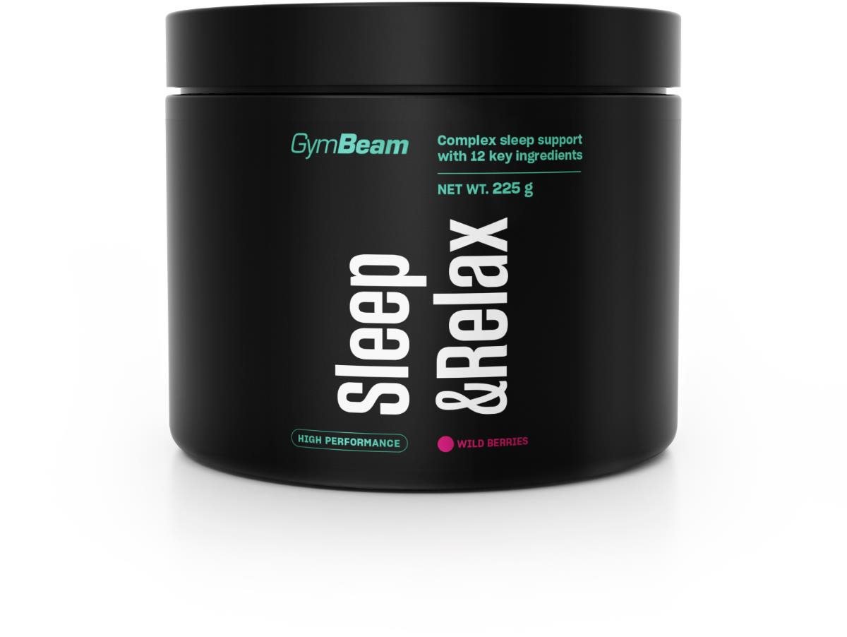 GymBeam Sleep & Relax 225 g lesní ovoce