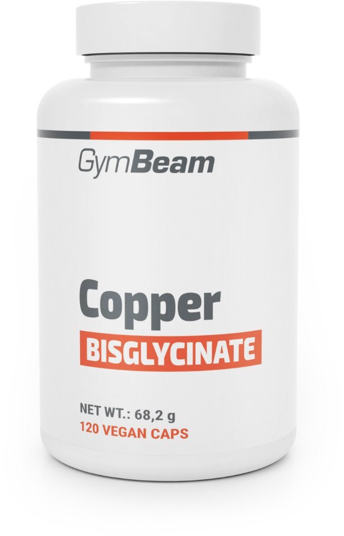 GymBeam Bisglycinát měďnatý 120 kapslí