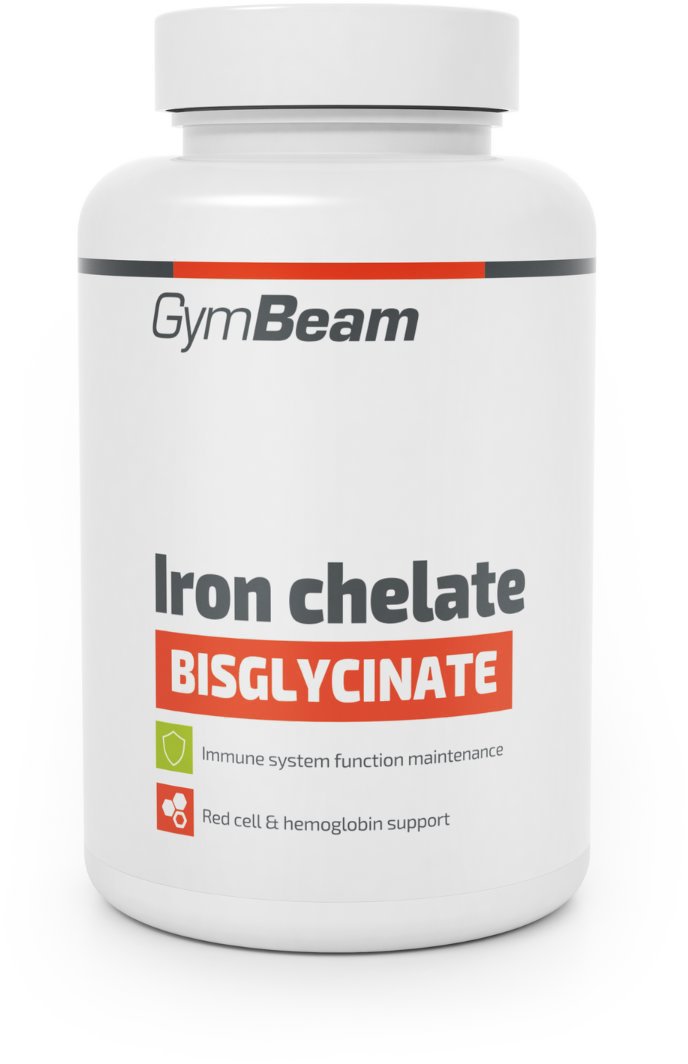 GymBeam Železo chelát 90 kapslí