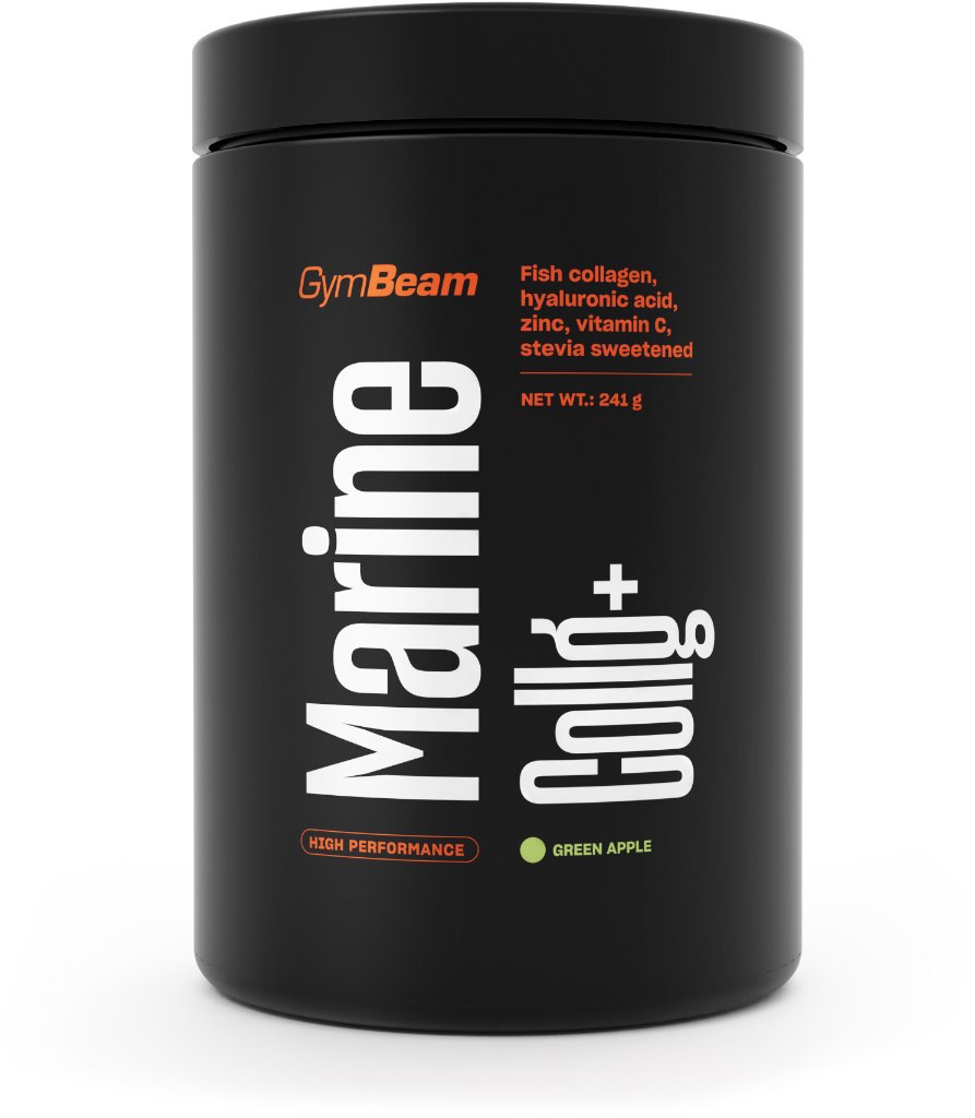 GymBeam Marine Collg+ zelené jablko 241 g