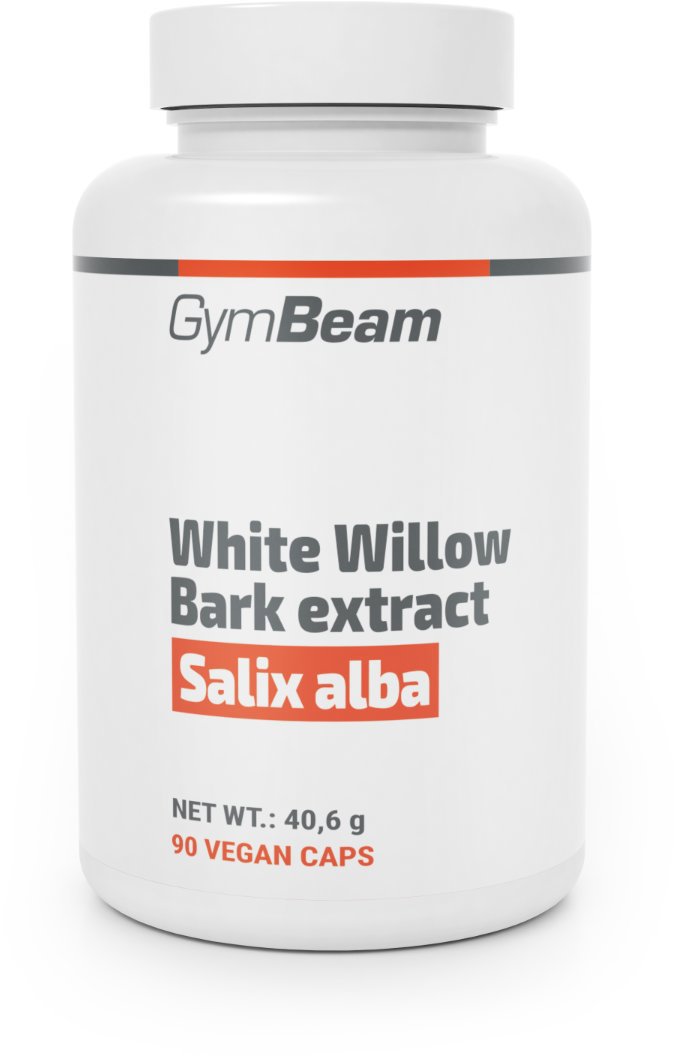 GymBeam Extrakt z kůry bílé vrby 90 kapslí