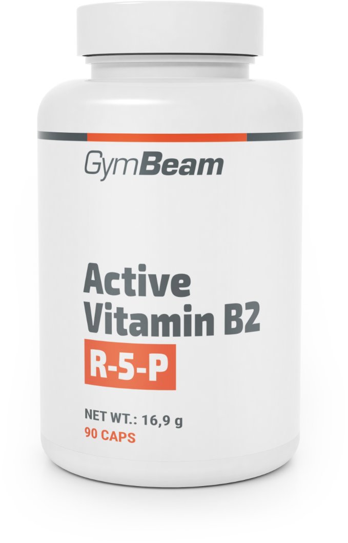 GymBeam Aktivní vitamín B2  90 kapslí