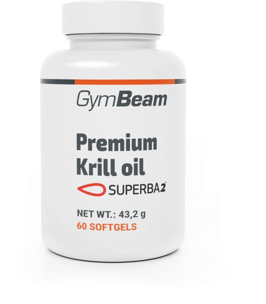 GymBeam Premium Krill Oil Superba2® 60 kapslí
