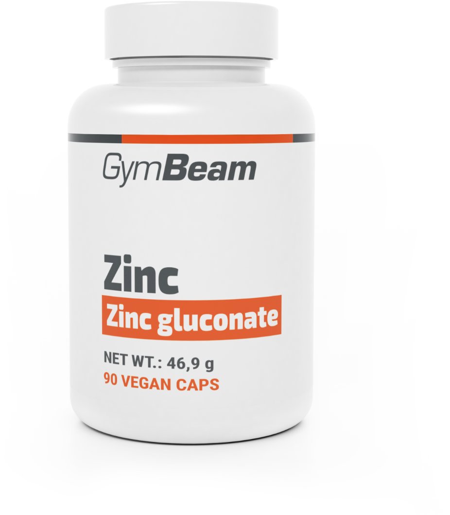 GymBeam Glukonan zinečnatý 90 kapslí