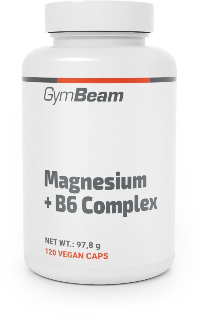 GymBeam Hořčík + B6 Komplex 120 kapslí