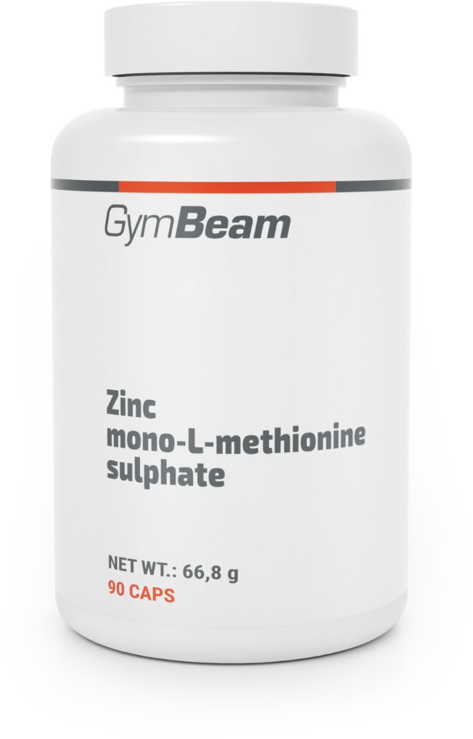 GymBeam Mono-L-methionin sulfát zinečnatý 90 kapslí