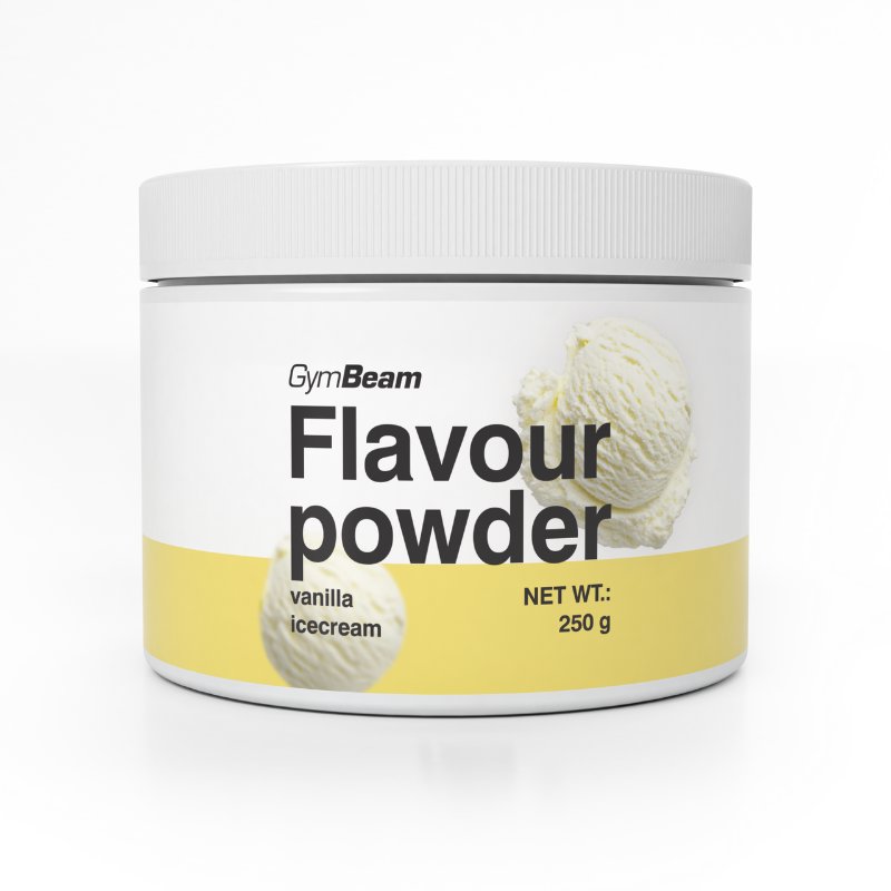 GymBeam Flavour powder vanilková zmrzlina 250 g