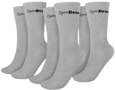 GymBeam 3/4 Socks 3Pack šedé L