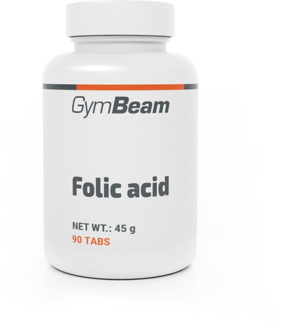 GymBeam Kyselina listová ,  90 tablet