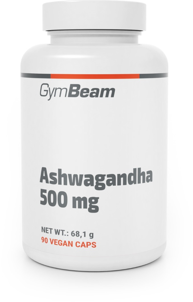 GymBeam Ashwagandha 500 mg, 90 kapslí