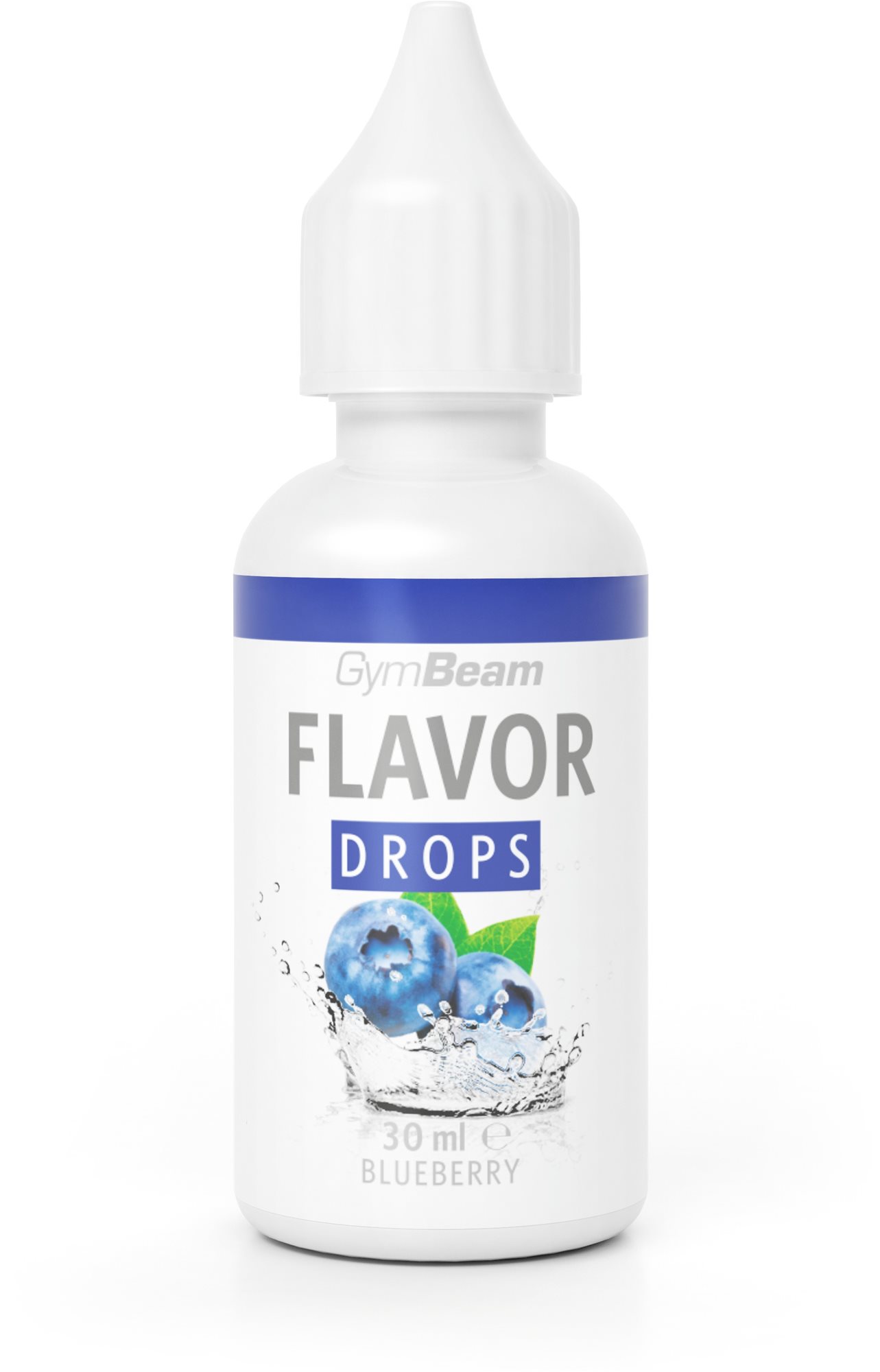 GymBeam Flavor Drops 30 ml, borůvky