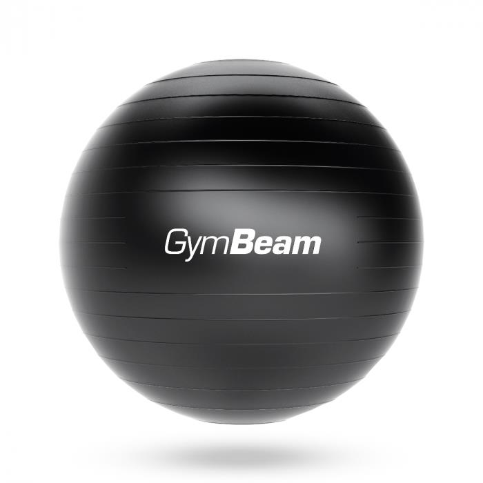 GymBeam FitBall 65 cm black - perfektní pomůcka pro cvičení doma