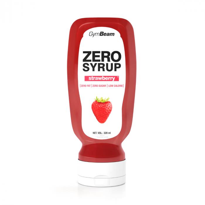 GymBeam Zero Sirup jahoda 320 ml