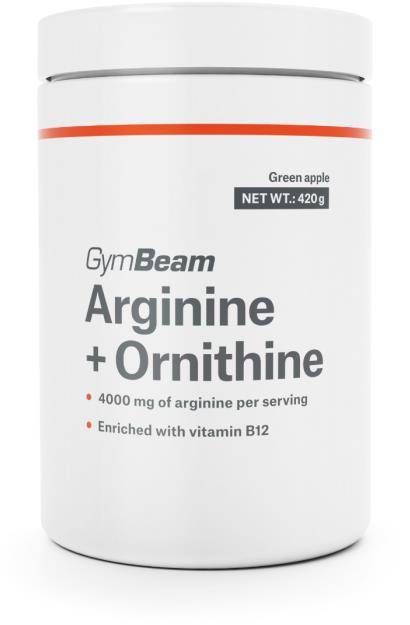 Aminokyseliny gymbeam arginine + ornithine 420 g, mango a marakuja