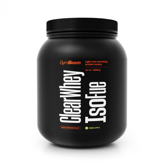 GymBeam Clear Whey IsoFue 1000 g, zelené jablko