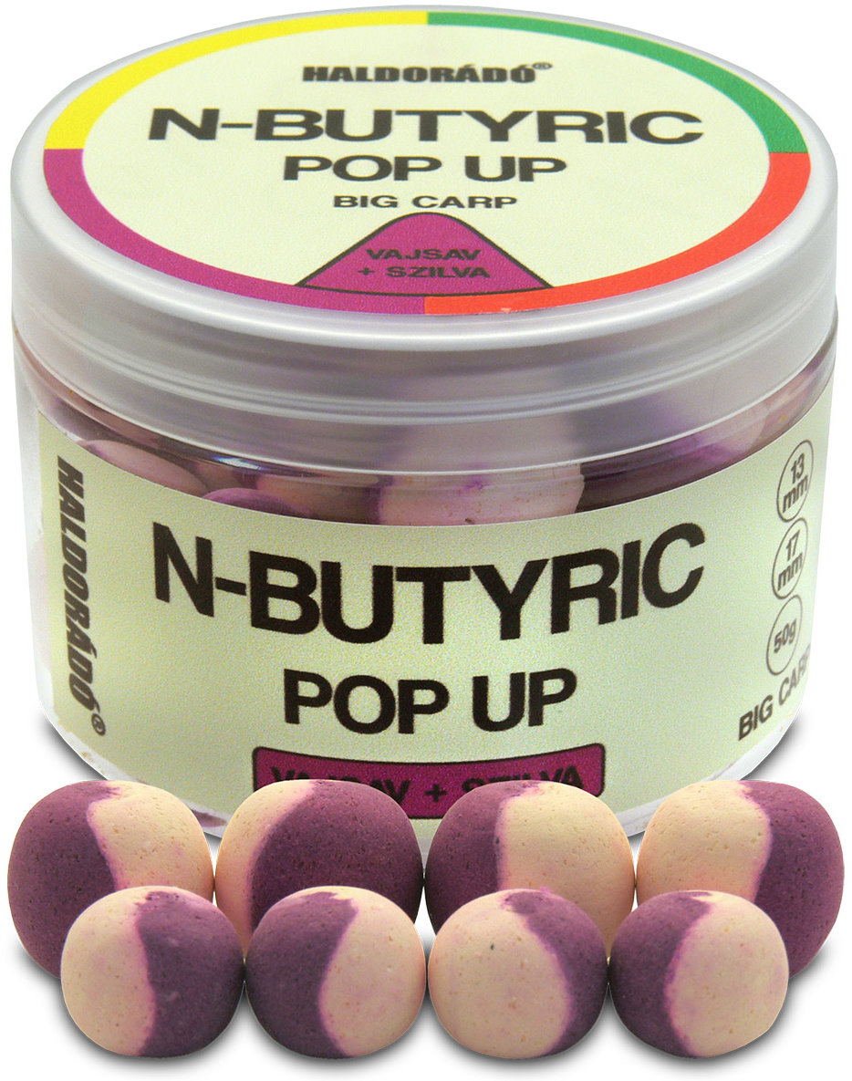 Haldorádó Pop-Up N-Butyric Big Carp 50 g 13/17 mm Kyselina máselná/Švestka