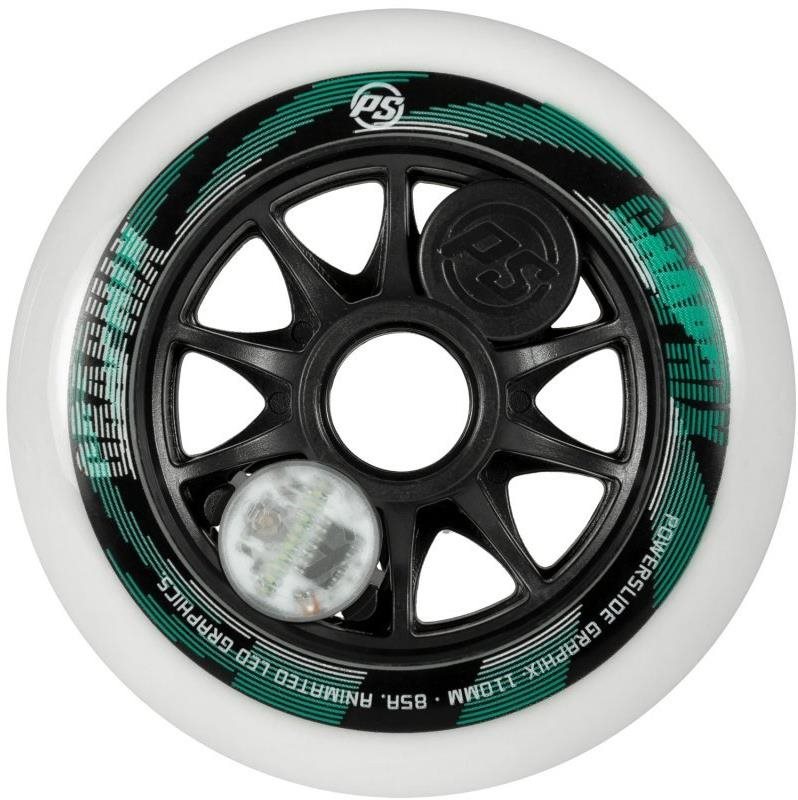 Powerslide Graphix White (1ks)