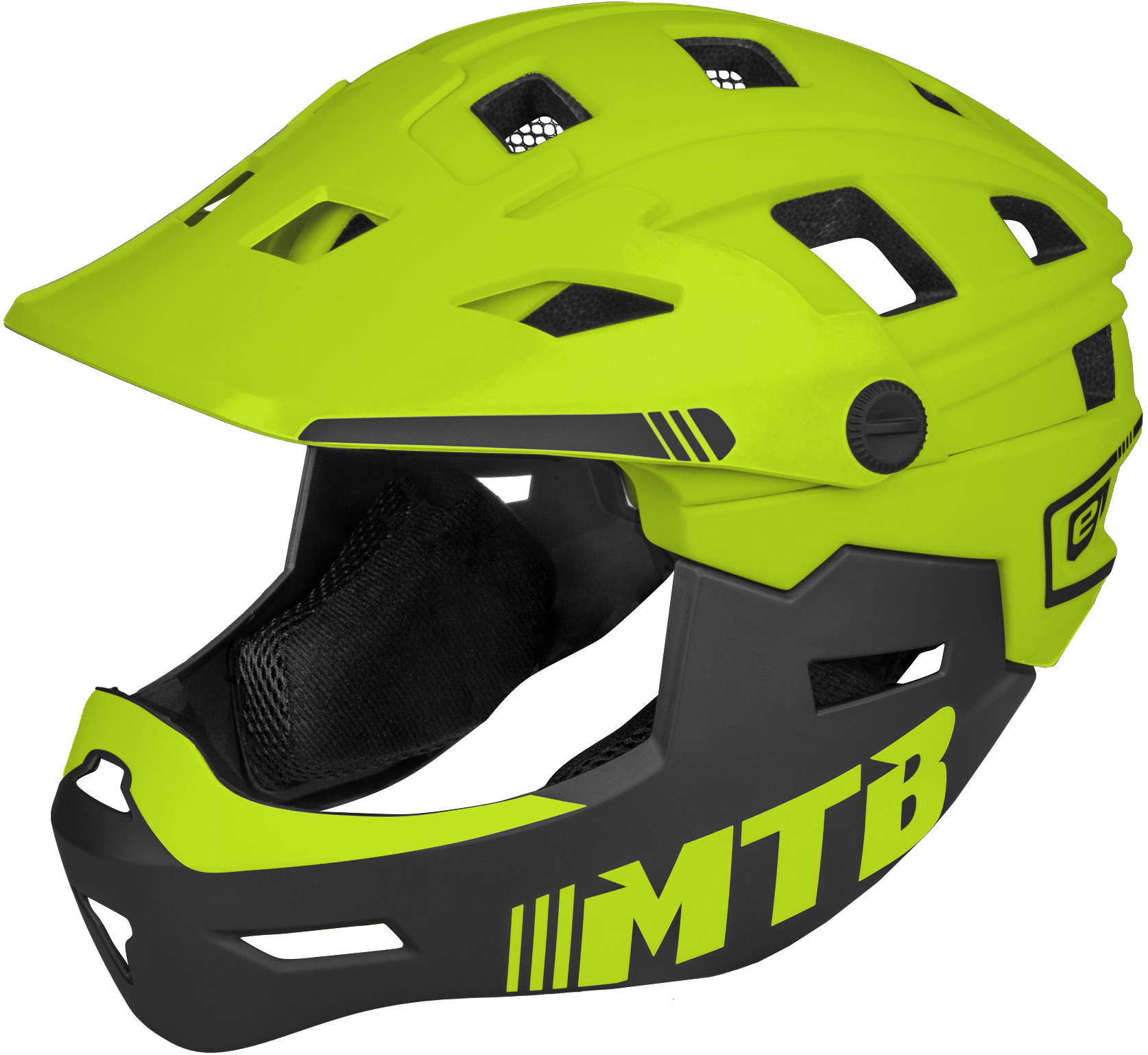 Etape Scudo limeta/černá mat S/M