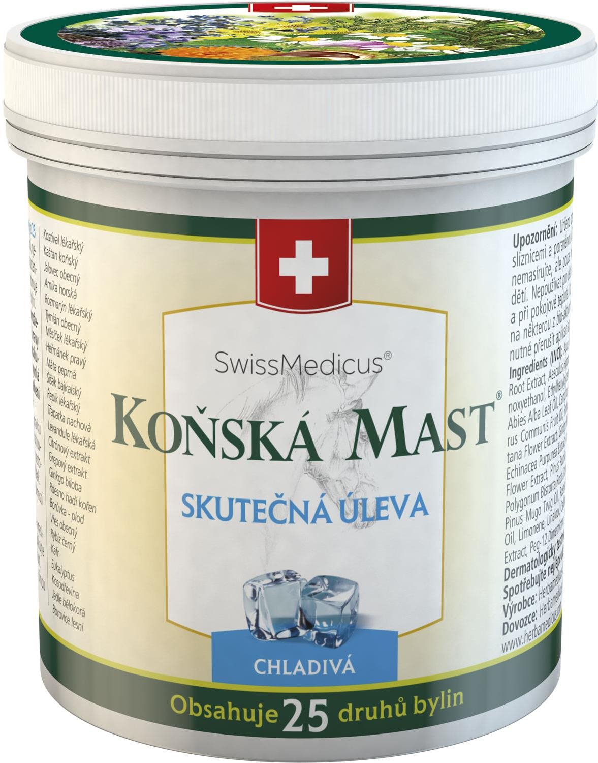 SwissMedicus Koňská Mast chladivá 500 ml