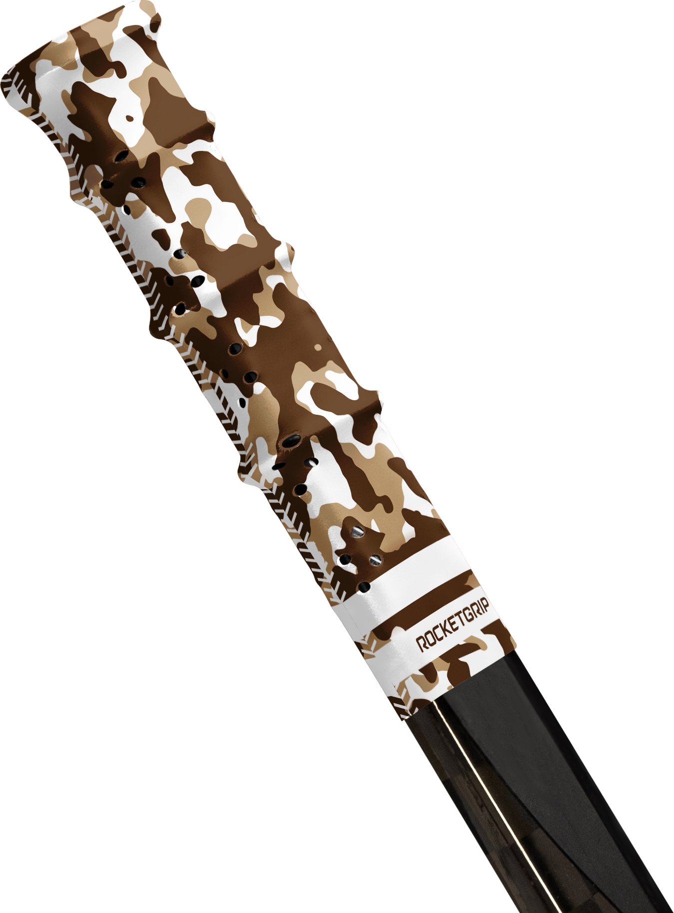 RocketGrip Koncovka Hole Camo Grip hnědá, HS25