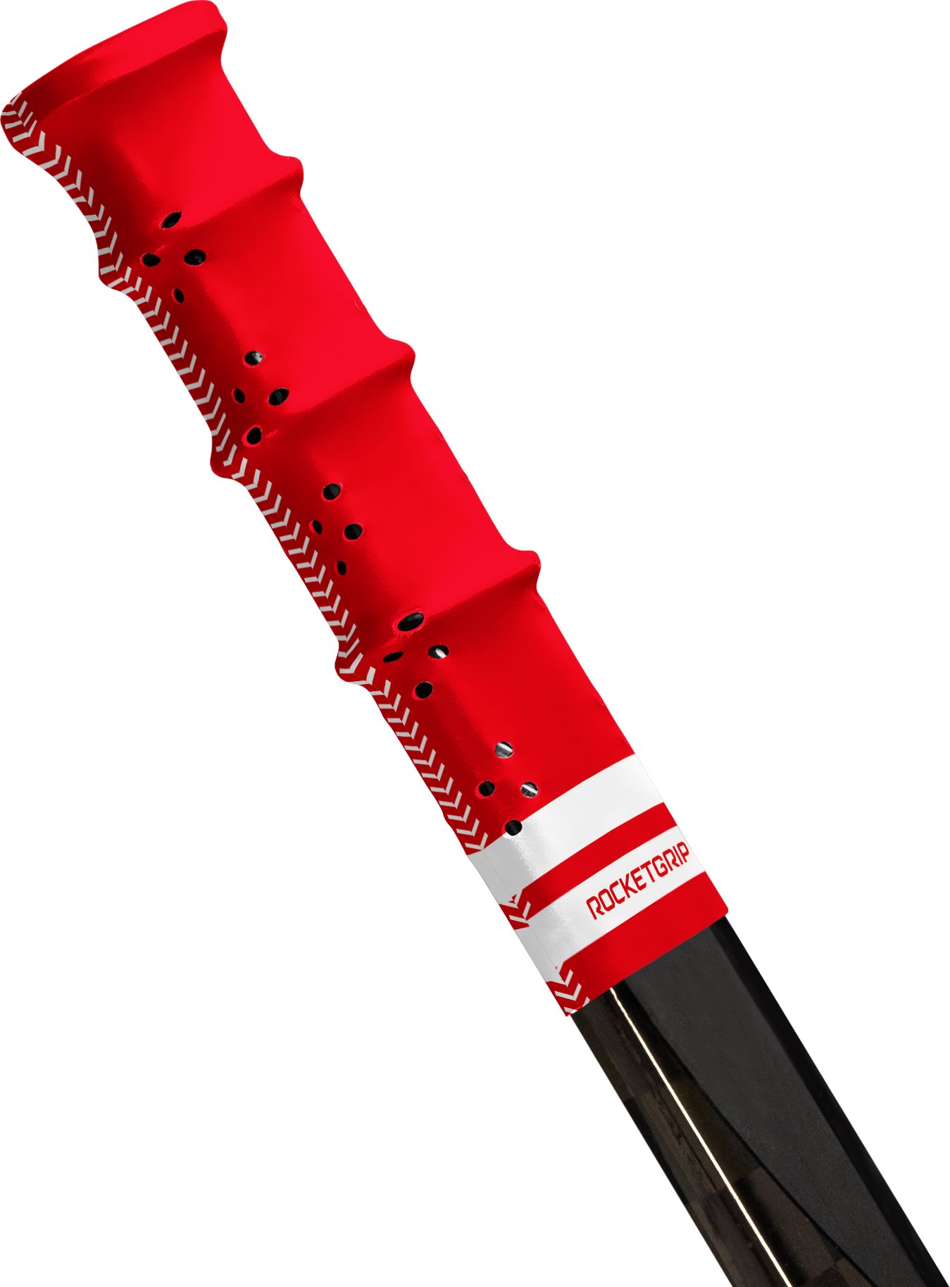 RocketGrip Koncovka Hole Color Grip červená-bílá, HS25