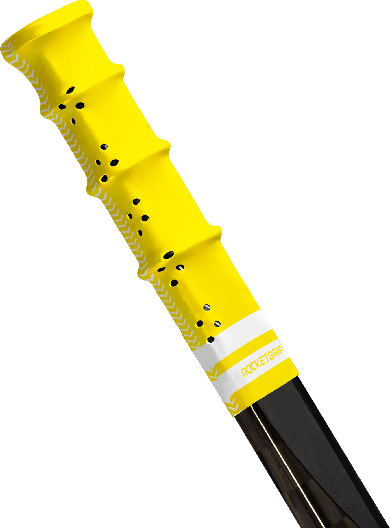 RocketGrip Koncovka Hole Color Grip žlutá-bílá, HS25