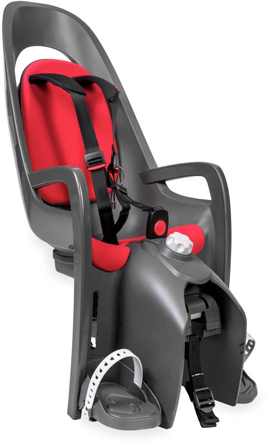 HAMAX Cyklosedačka s adaptérem Caress Dark Grey/Red