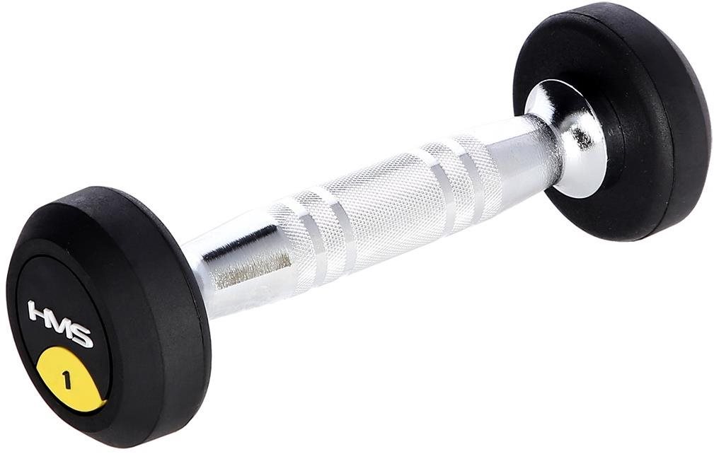 Pogumovaná jednoruční činka HMS HG Pro 1 kg