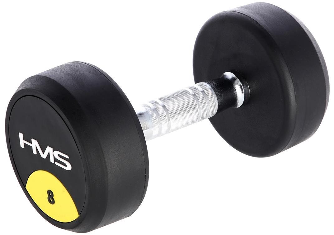 Pogumovaná jednoruční činka HMS HG Pro 8 kg