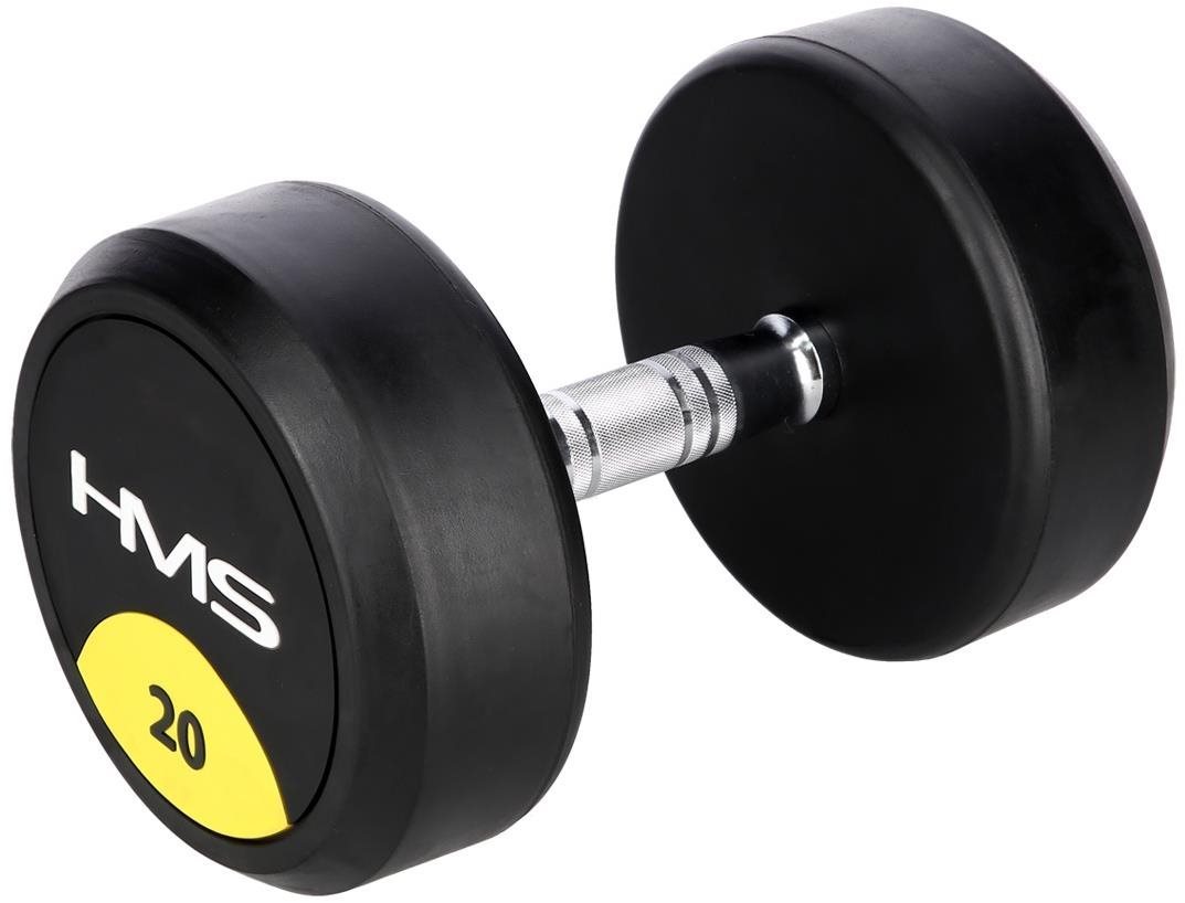Pogumovaná jednoruční činka HMS HG Pro 20 kg