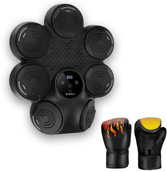 HMS Elektronický boxerský terč TB30 s LED, Bluetooth a rukavicemi